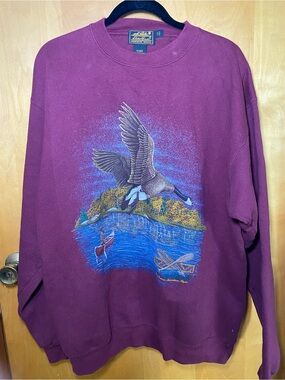 Eddie Bauer vintage sweatshirt Burgundy